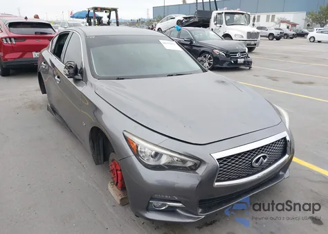 2016 Infiniti Q50 2.0T Base from USA, damaged, VIN JN1CV7APXGM201008